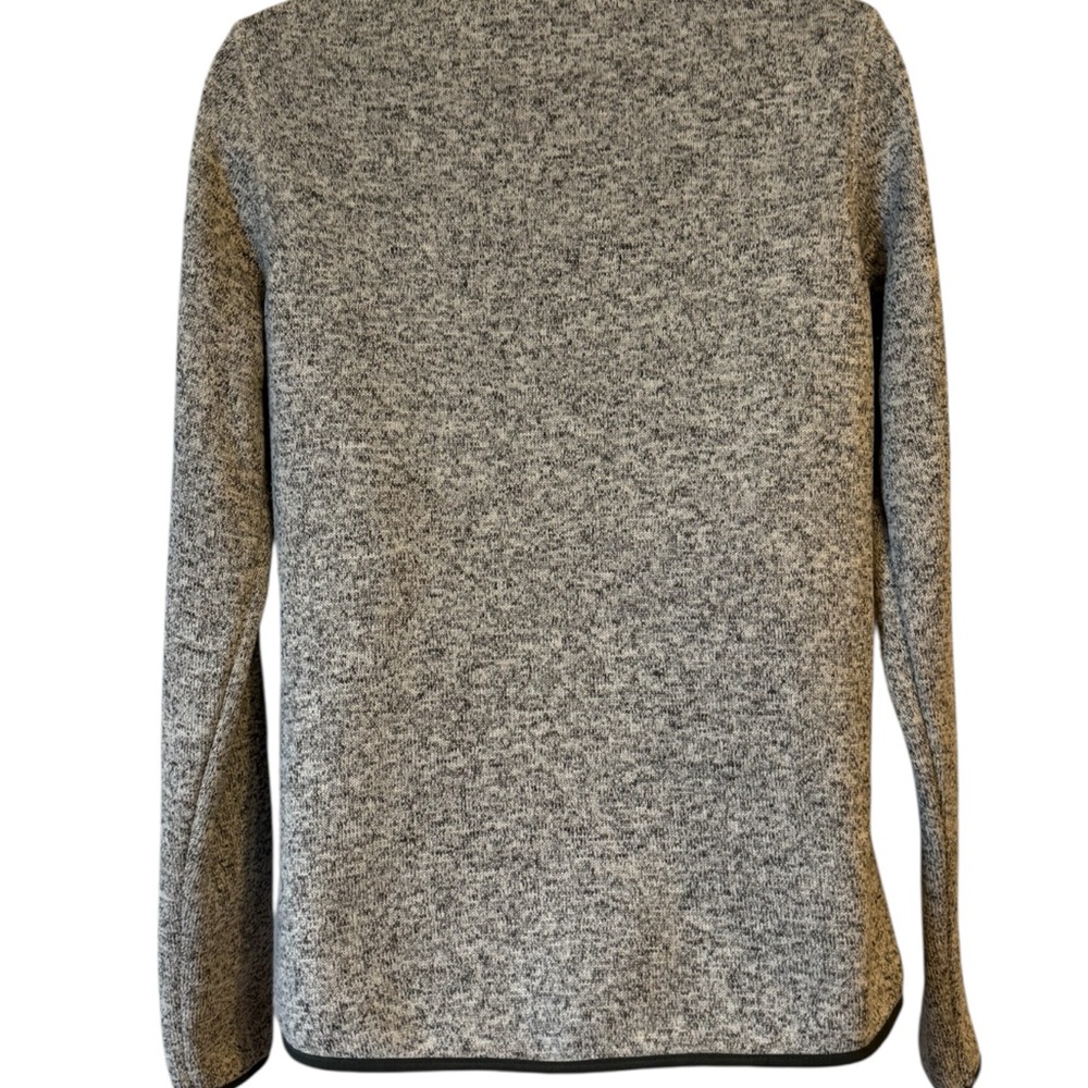 EDDIE BAUER Women's Heathered Gray Sweater Jacket MEDIUM #3 - Picture 7 of 9